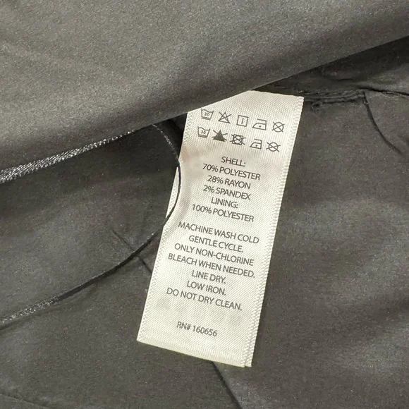 SINCERELY JULES Pinstripe Black & White Vest NWT XL - Picture 6 of 6